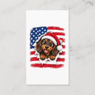 Amerikansk jul Dachshund