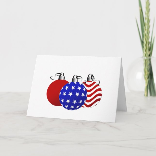 Amerikansk jul helgkort (Framsida)