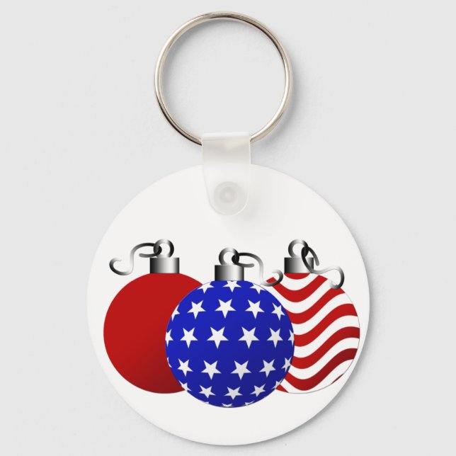 Amerikansk jul nyckelring (Framsida)