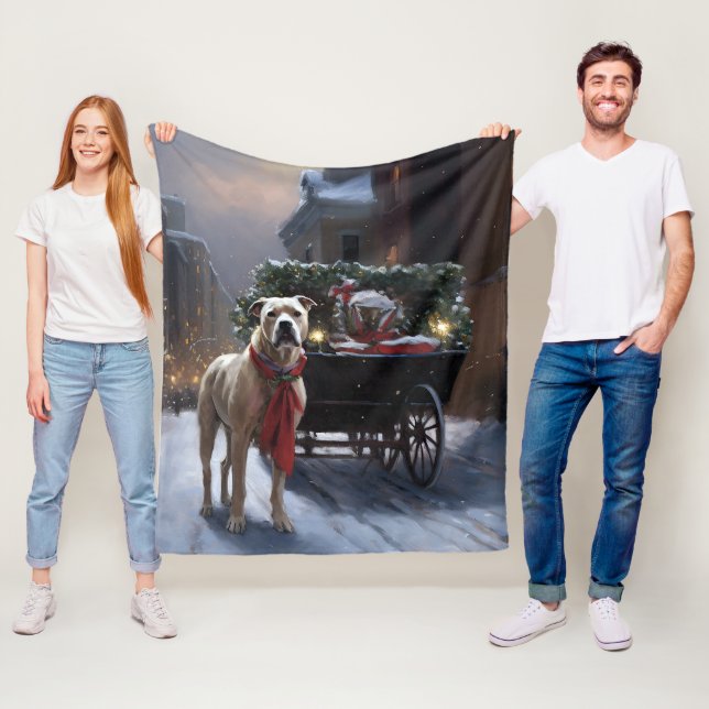 Amerikansk julhögsäsong fleecefilt (På plats)