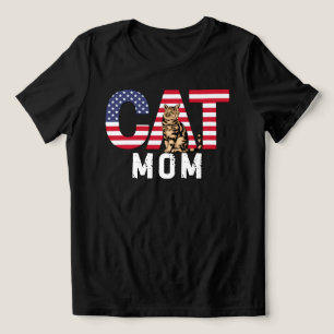 Amerikansk kattmamma t shirt