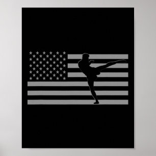 Amerikansk kickboxning poster