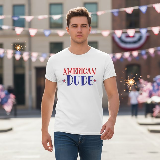 Amerikansk kille 4 juli T-shirt (Skapare uppladdad)