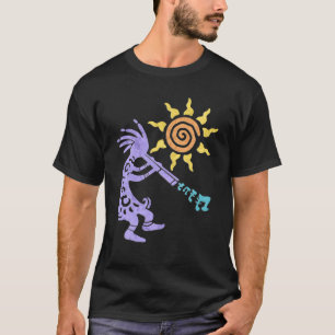 Amerikansk kinopelli-musik med flute 1 Fläkt T Shirt