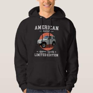 amerikansk klassiker äkta kvalitet begränsad uppla hoodie
