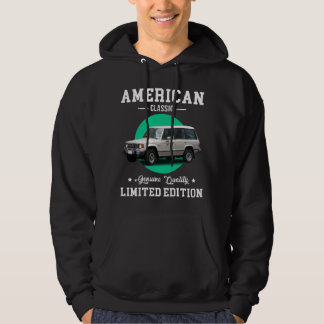 amerikansk klassiker äkta kvalitet begränsad uppla hoodie