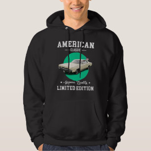 amerikansk klassiker äkta kvalitet begränsad uppla hoodie