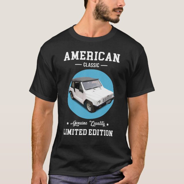 amerikansk klassiker äkta kvalitet begränsad uppla t shirt (Framsida)