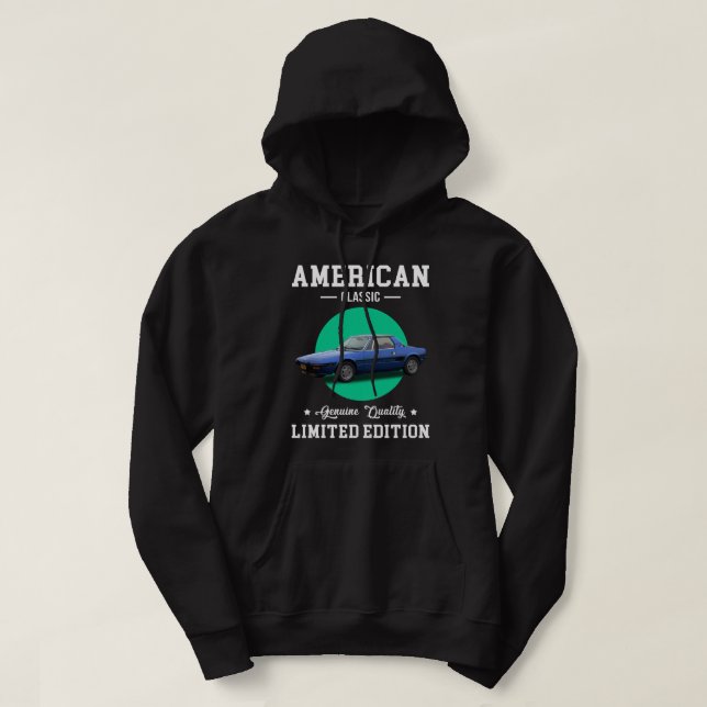 amerikansk klassisk äkta, begränsad utgåva F Hoodie (Design framsida)
