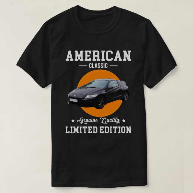 amerikansk klassisk äkta, begränsad utgåva H T Shirt (Design framsida)