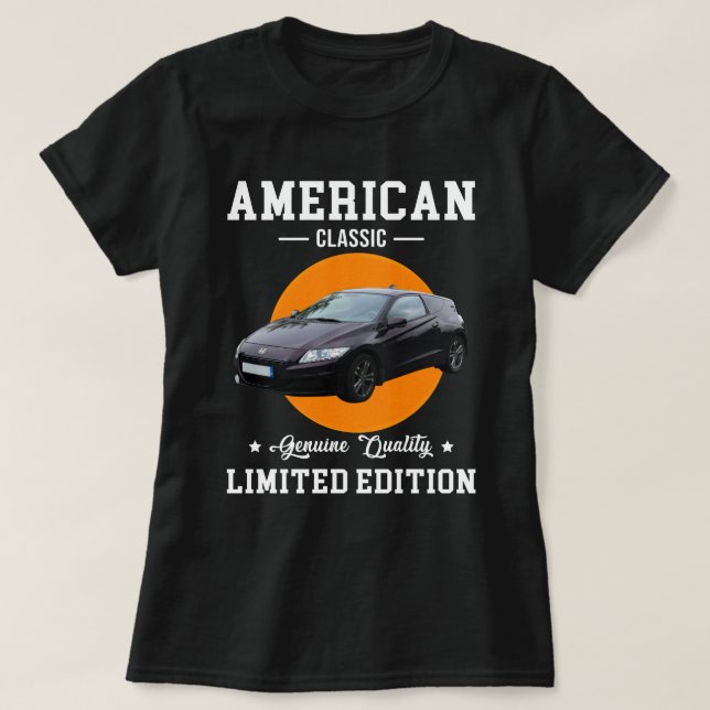 amerikansk klassisk äkta, begränsad utgåva H T Shirt (Design framsida)