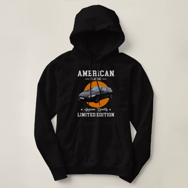 amerikansk klassisk äkta, begränsad utgåva J T Shirt (Design framsida)
