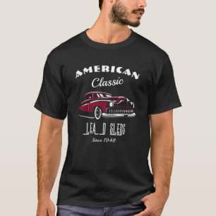 Amerikansk klassisk lead Sleds Lowrider Anpassning T Shirt