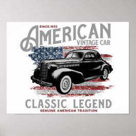 Amerikansk klassisk legendPoster, papier poster (m
