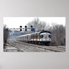 Amerikansk klassisk passagerartåg poster