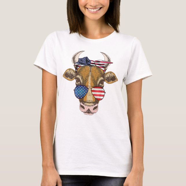 Amerikansk ko t shirt (Framsida)