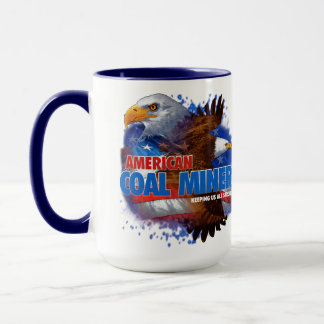 AMERIKANSK KOLGRUVARBETARE MUGG