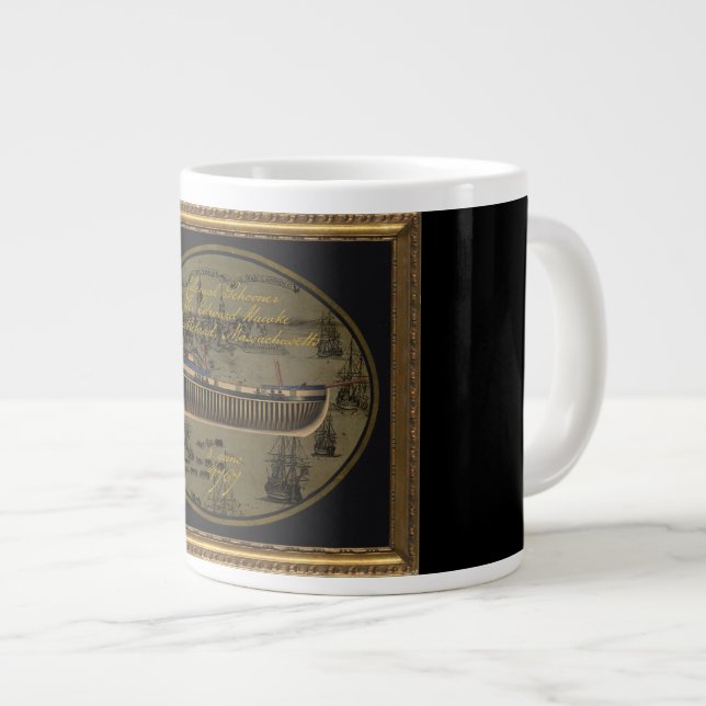 Amerikansk kolonial skonare Sir Edward Hawke Jumbo Mugg (Framsida höger)