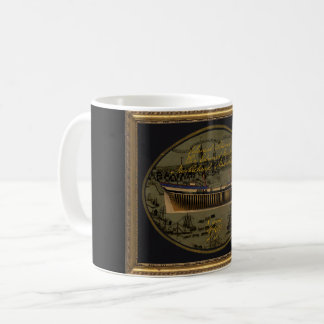 Amerikansk kolonial skonare Sir Edward Hawke Kaffemugg