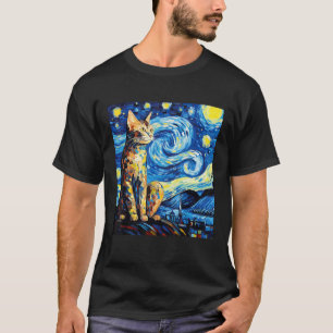 Amerikansk Korthår Älskare Design för kattmamma oc T Shirt