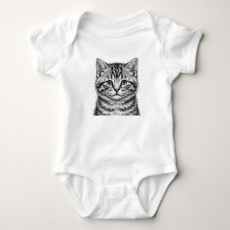 Amerikansk Korthårig Kittens Babydräkt T Shirt