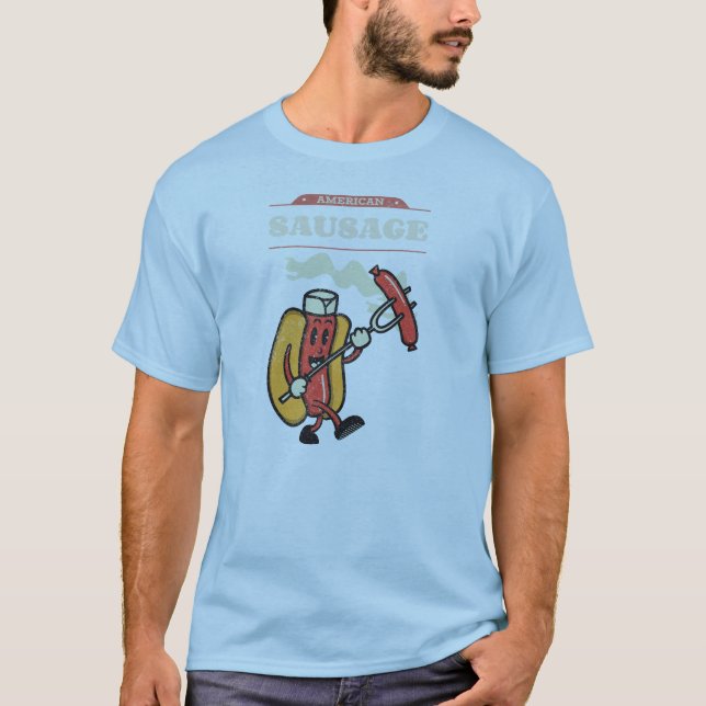 Amerikansk korv t shirt (Framsida)