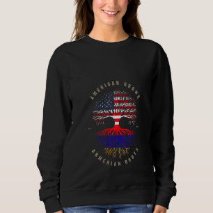 Amerikansk kronarmenisk hjärtearmeni Kärlek Armeni T Shirt