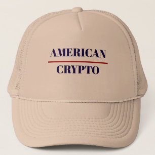 Amerikansk Krypto Truckerhatt Keps