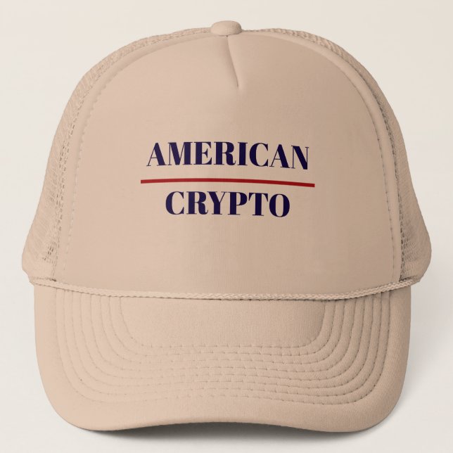 Amerikansk Krypto Truckerhatt Keps (Framsida)