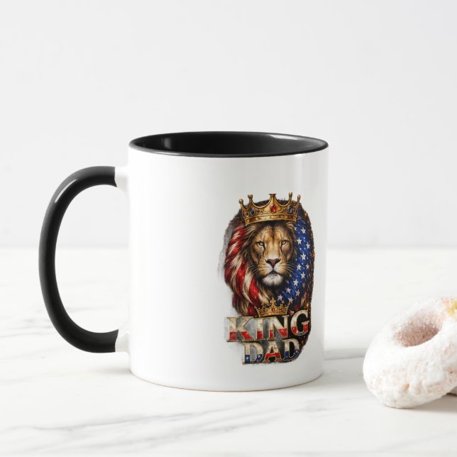 Amerikansk Kung Pappa  Mugg (Med munk)