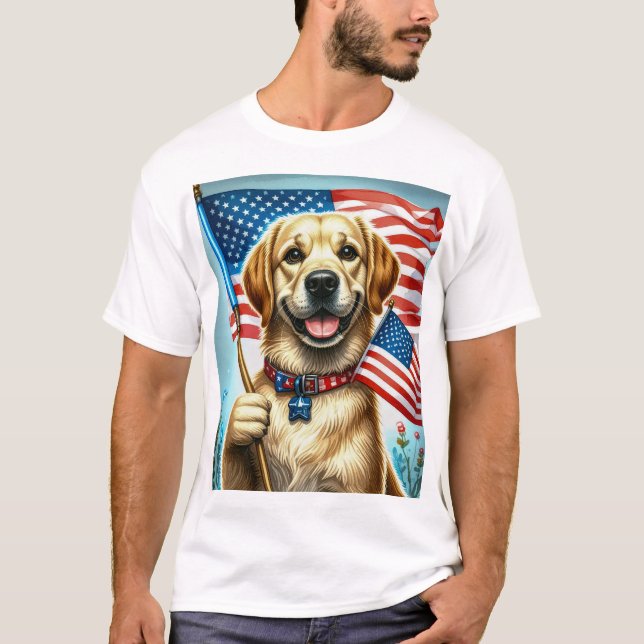 Amerikansk Lab - Alltid Trogen T Shirt (Framsida)