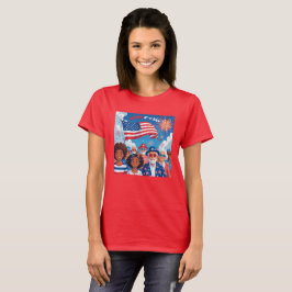 Amerikansk låga t shirt