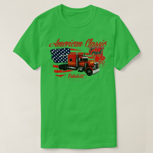 Amerikansk lastbil clasic t shirt (Design framsida)