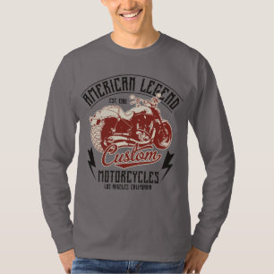 Amerikansk Legend Anpassad Motorcykel Los Angeles  T Shirt