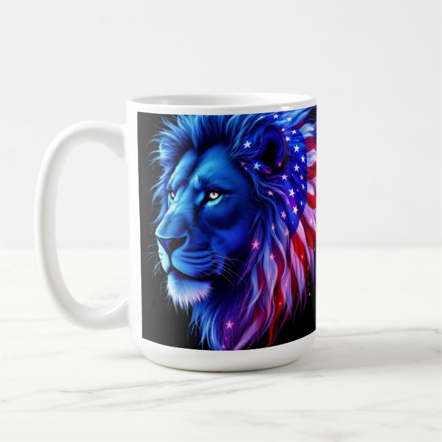 Amerikansk Lejon Kaffemugg (Vänster)