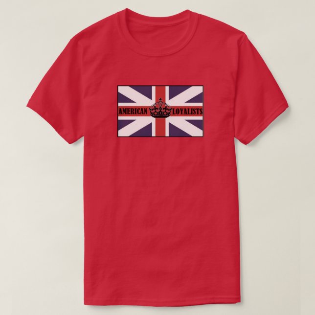 AMERIKANSK LOYALIST T SHIRT (Design framsida)