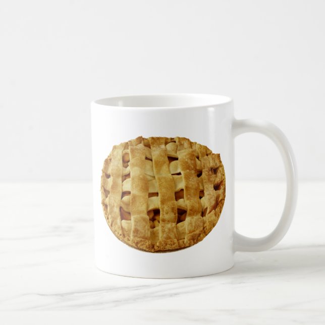 Amerikansk made Apple Paj Zig Zag Crust Kaffemugg (Höger)