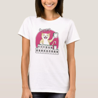 Amerikansk Mahjong Tsumo Katt Vinnande Hand T Shirt