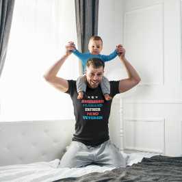 Amerikansk Make Pappa Hjälte Veteran | Patriotisk T Shirt