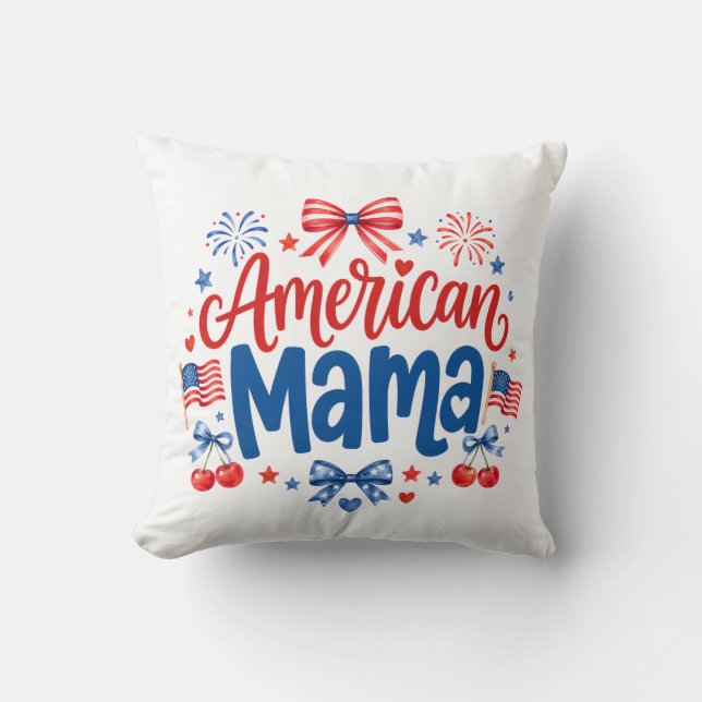 Amerikansk Mamma Kudde (Framsida)