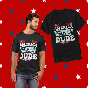 Amerikansk man Patriotic Independence day USA flag T Shirt
