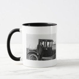 Amerikansk man riktig foto kaffemugg