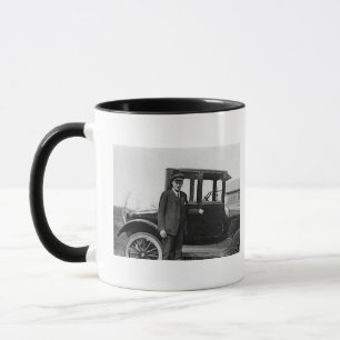 Amerikansk man riktig foto kaffemugg