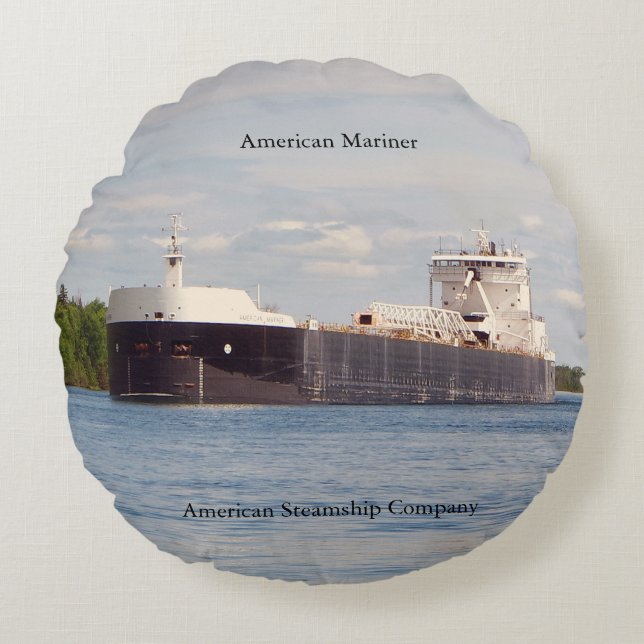 Amerikansk marinkudde rund kudde (Framsidan)