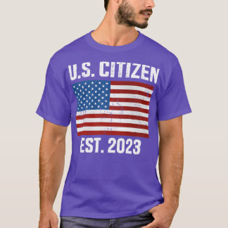 Amerikansk medborgare 2023 med nya medborgarskap t shirt