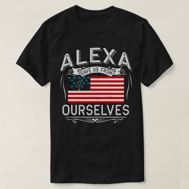 Amerikansk medvetenhet om klimatförändringar t shirt (Design framsida)