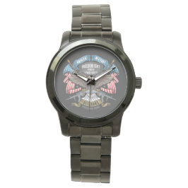 Amerikansk militär veteran armbandsur