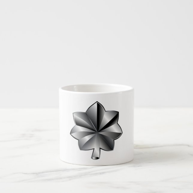Amerikansk militärrank - överstelöjtnant espressomugg (Framsidan)