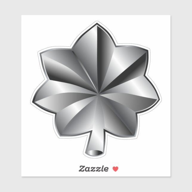 Amerikansk militärrank - överstelöjtnant klistermärken (Ark)