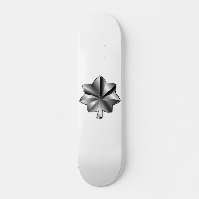 Amerikansk militärrank - överstelöjtnant mini skateboard bräda 18,5 cm (Framsida)